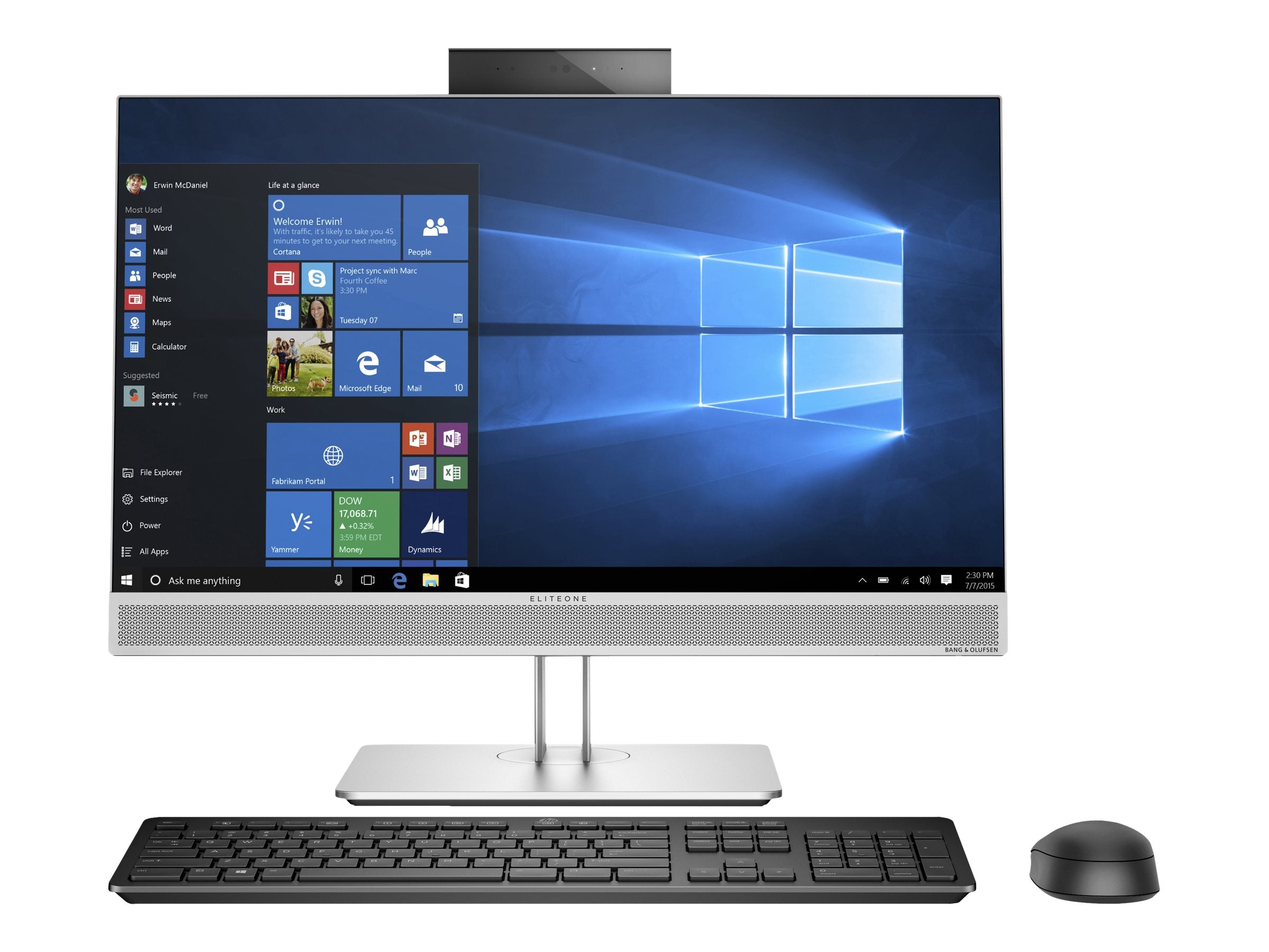HP EliteDesk 800 G4 23.8-inch NonTouch All-in-One PC - I5-8500 8GB 1TB