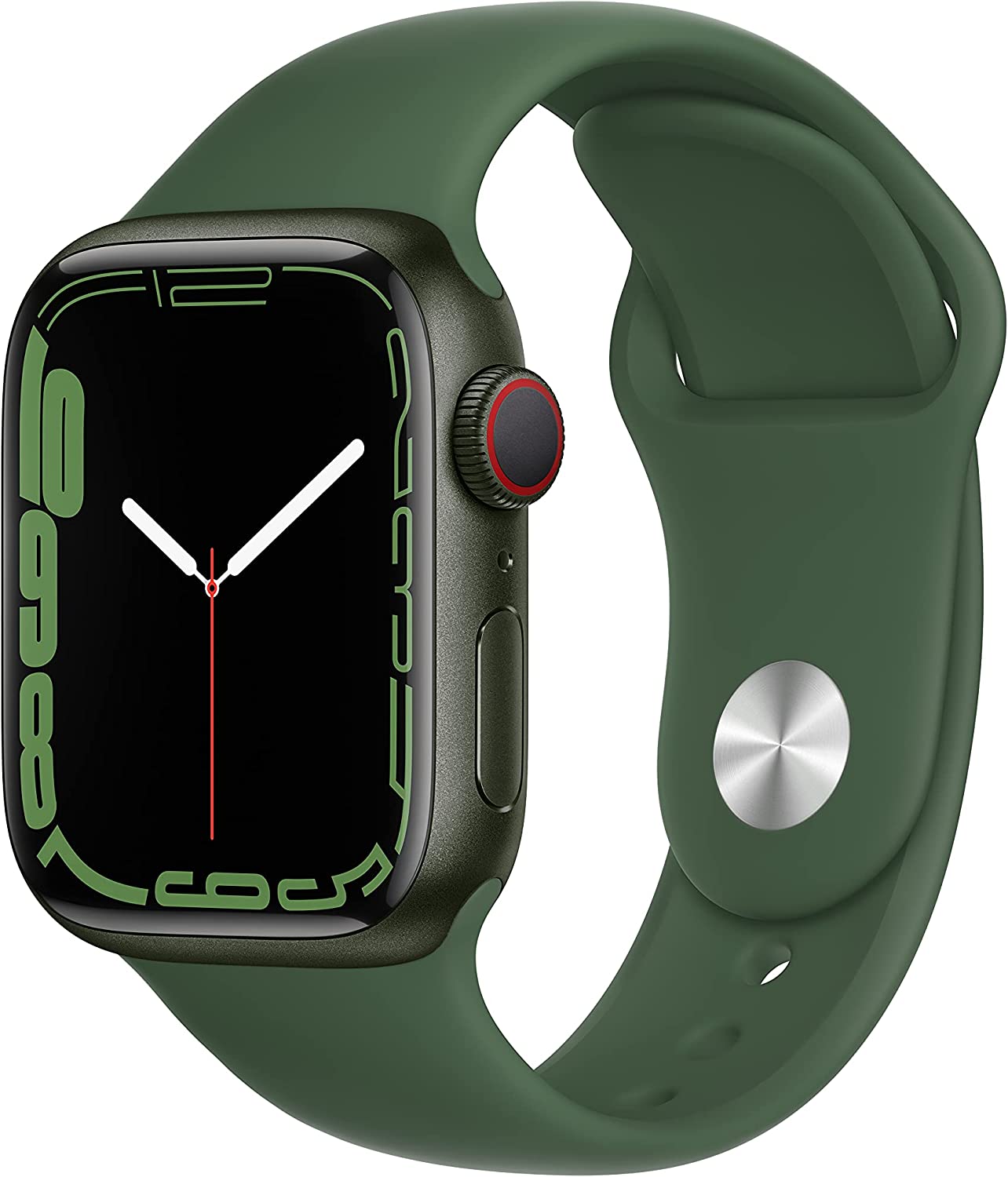 Apple Watch Series 7 41mm Gps + Cellular Aluminum Green + Clover 